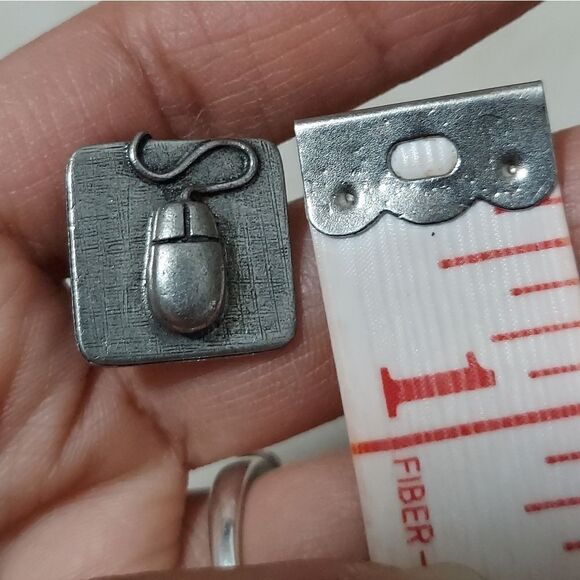 Jim Clift Design Computer Mouse Lapel Pin - Picture 4 of 4